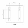 595x595 Washing Landscape Picture NXT Gen Infrared Heating Panel 350w - Electric Wall Panel Heater - Image 7
