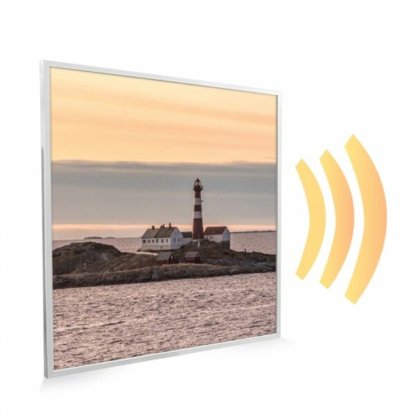 595x595 Dusky Lighthouse Picture NXT Gen Infrared Heating Panel 350W - Electric Wall Panel Heater - Image 2