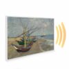795x1195 Fishing Boats on the Beach at Saintes Maries Picture NXT Gen Infrared Heating Panel 900W - Electric Wall Panel Heater - Image 2