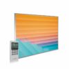 995x1195 Abstract Lines Picture NXT Gen Infrared Heating Panel 1200W - Electric Wall Panel Heater