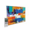 995x1195 Abstract Paint Picture NXT Gen Infrared Heating Panel 1200W - Electric Wall Panel Heater - Image 2