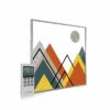 595x595 Abstract Mountains Image NXT Gen Infrared Heating Panel 350W - Electric Wall Panel Heater - Image 2