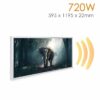 595x1195 Jungle Elephant Image NXT Gen Infrared Heating Panel 700w - Electric Wall Panel Heater - Image 2