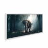 595x1195 Jungle Elephant Image NXT Gen Infrared Heating Panel 700w - Electric Wall Panel Heater