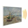 995x1195 Fishing Boats on the Beach at Saintes Maries Image NXT Gen Infrared Heating Panel 1200W - Electric Wall Panel Heater - Image 2
