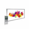 595x1195 London Skyline Splash Image NXT Gen Infrared Heating Panel 700W - Electric Wall Panel Heater