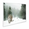 995x1195 Persian Leopard Picture NXT Gen Infrared Heating Panel 1200w - Electric Wall Panel Heater