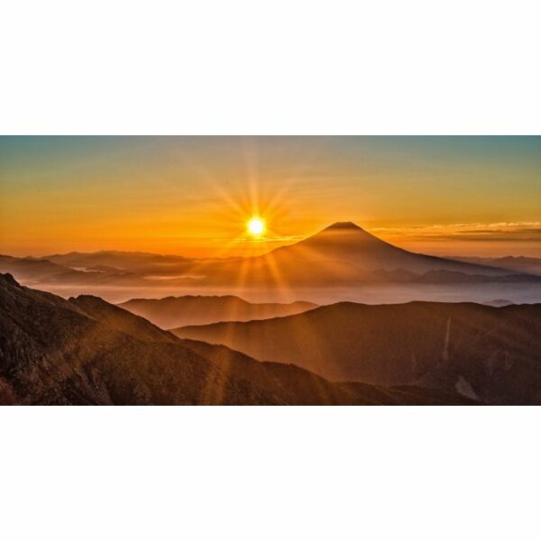 595x1195 Mountain Sunset Picture NXT Gen Infrared Heating Panel 700w - Electric Wall Panel Heater - Image 3