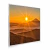 595x595 Sunset Mountains Picture NXT Gen Infrared Heating Panel 350W - Electric Wall Panel Heater
